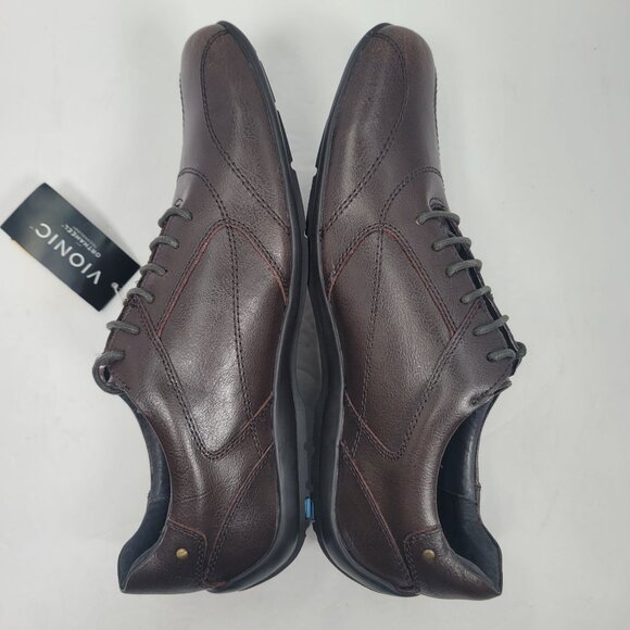 Vionic Hunter Men's Brown Leather Casual  Shoes US Size 8 NWT - Picture 8 of 10
